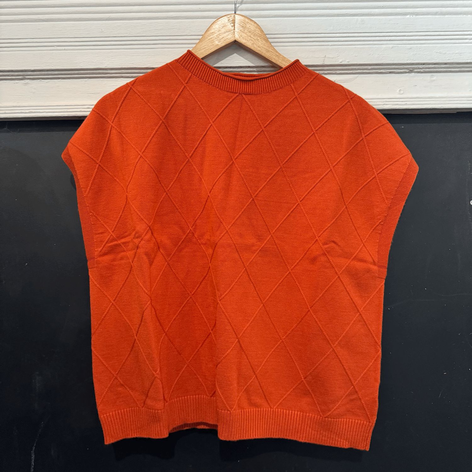 Rust Mock Neck