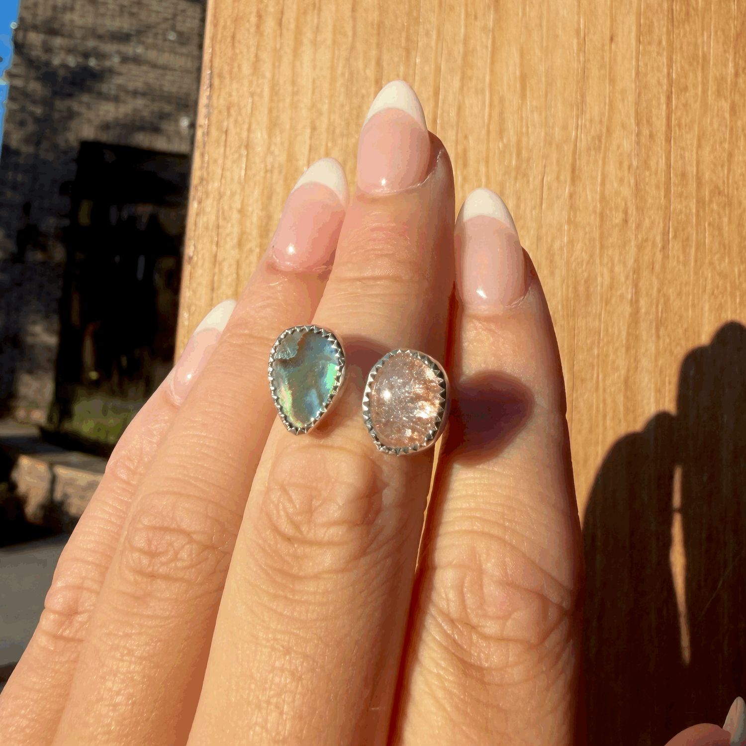 2 Stone Ring Sz.7