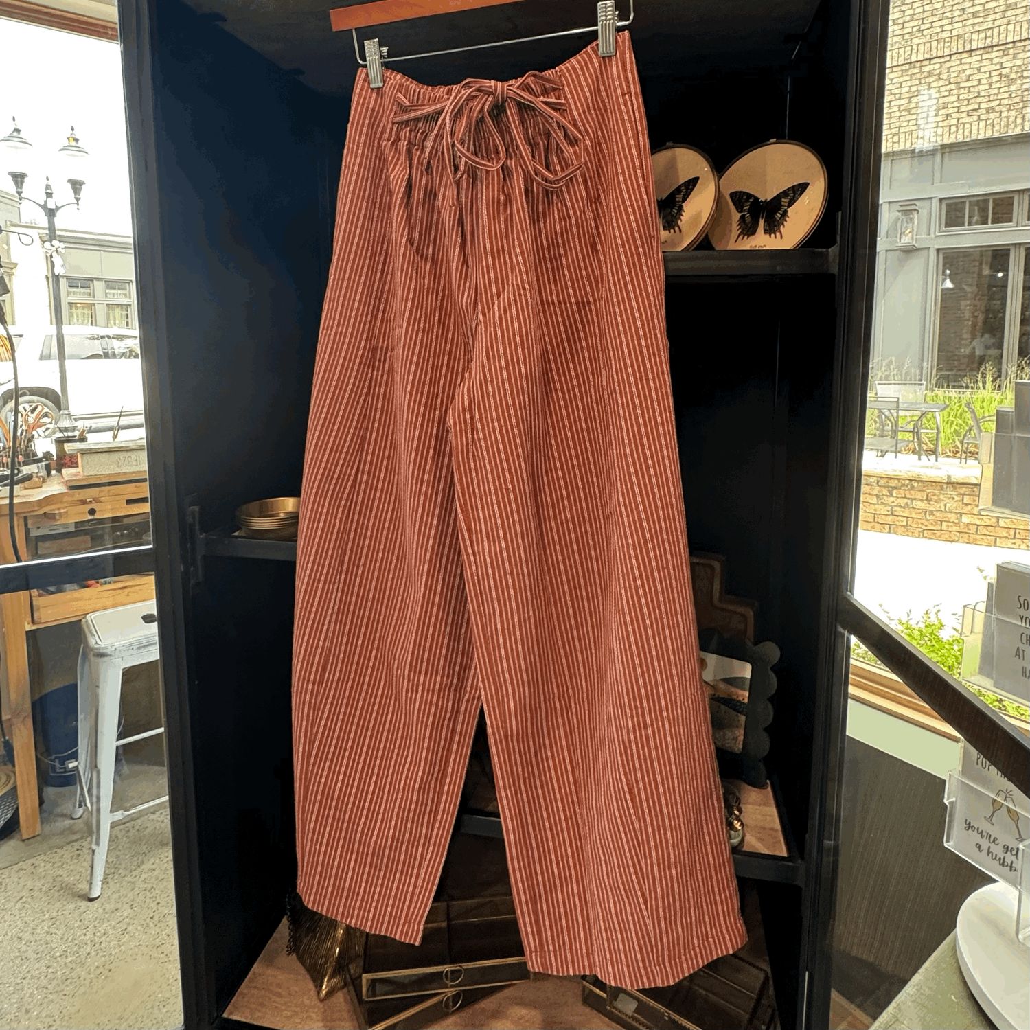 Terracotta Linen Pants