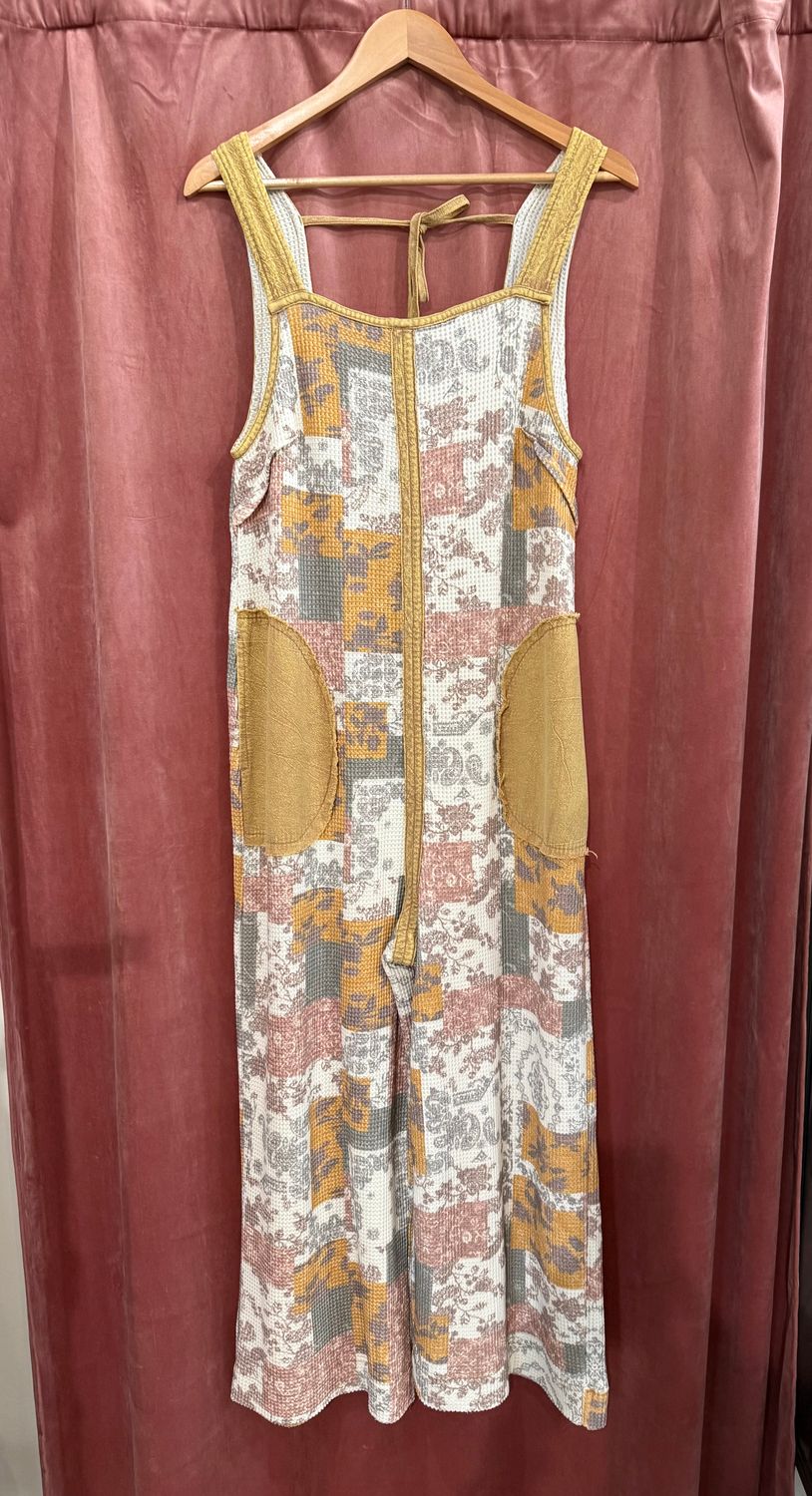 Patchwork Overalls