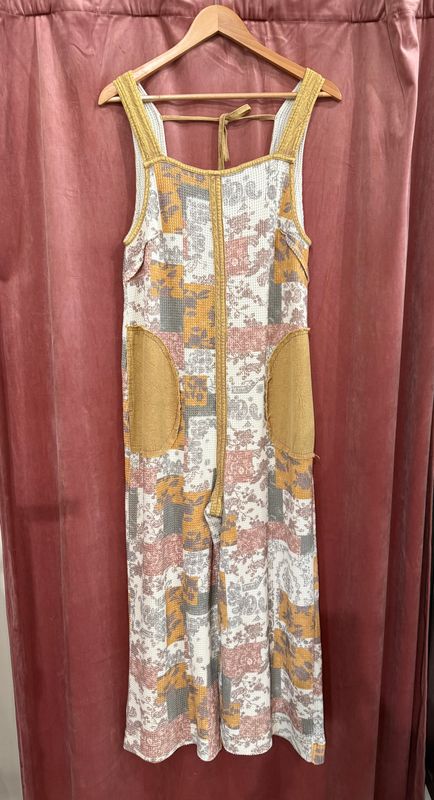 Patchwork Overalls