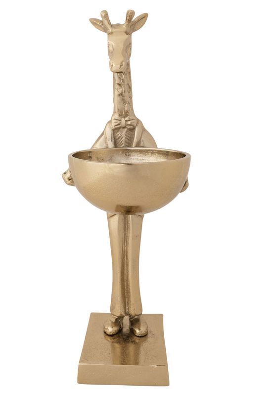 Gold Giraffe Bowl
