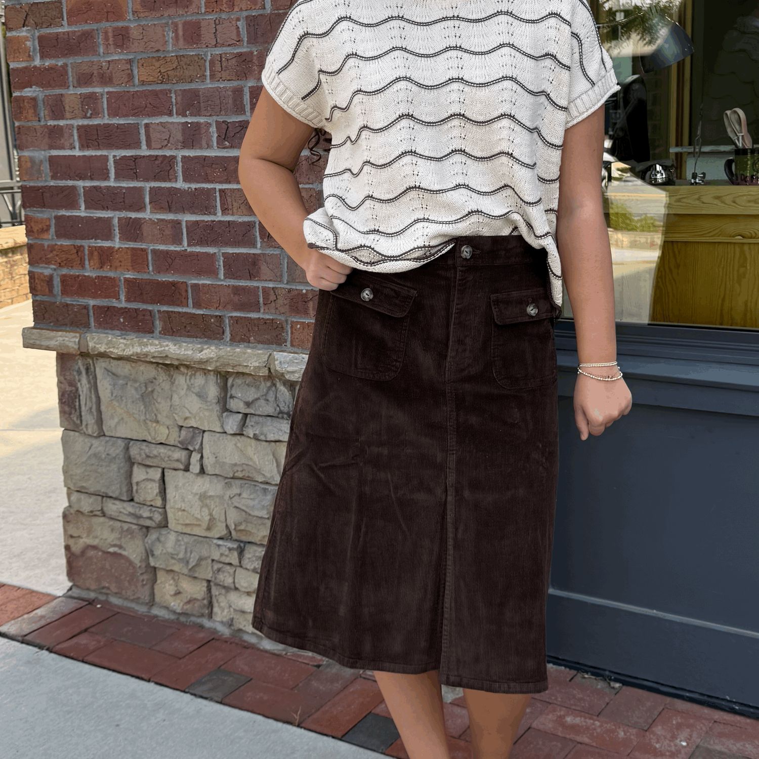 Corduroy Skirt