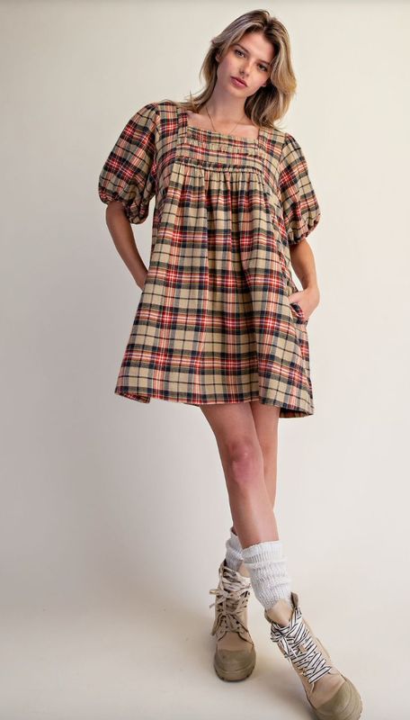 Plaid Dress