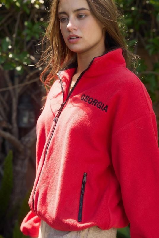 Red GA Zip Up
