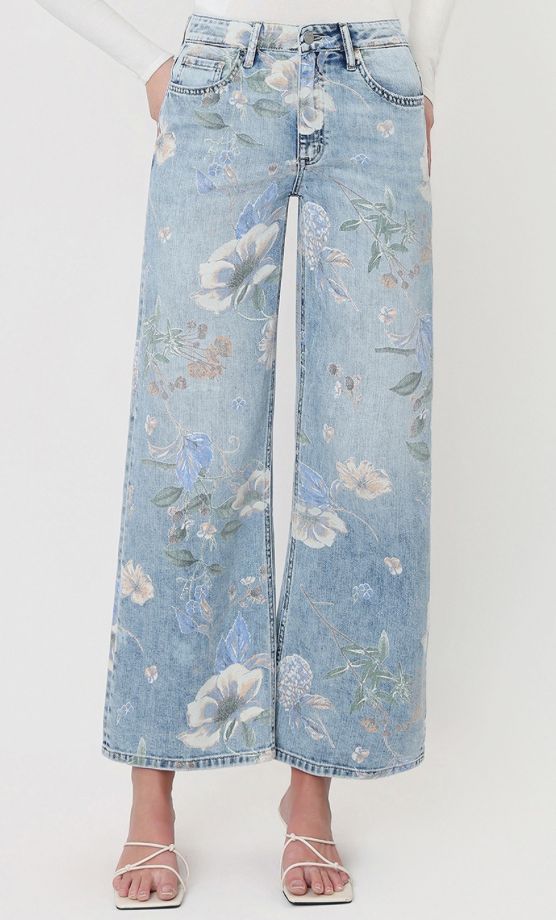 Floral Jeans