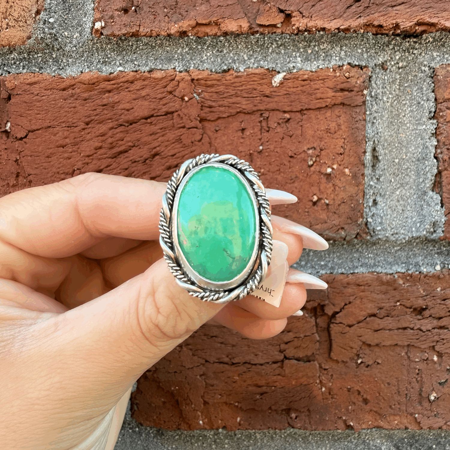 Chrysaphrase ring sz. 6