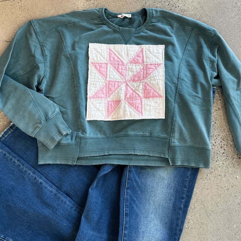 Star Quilt SS - Pink S