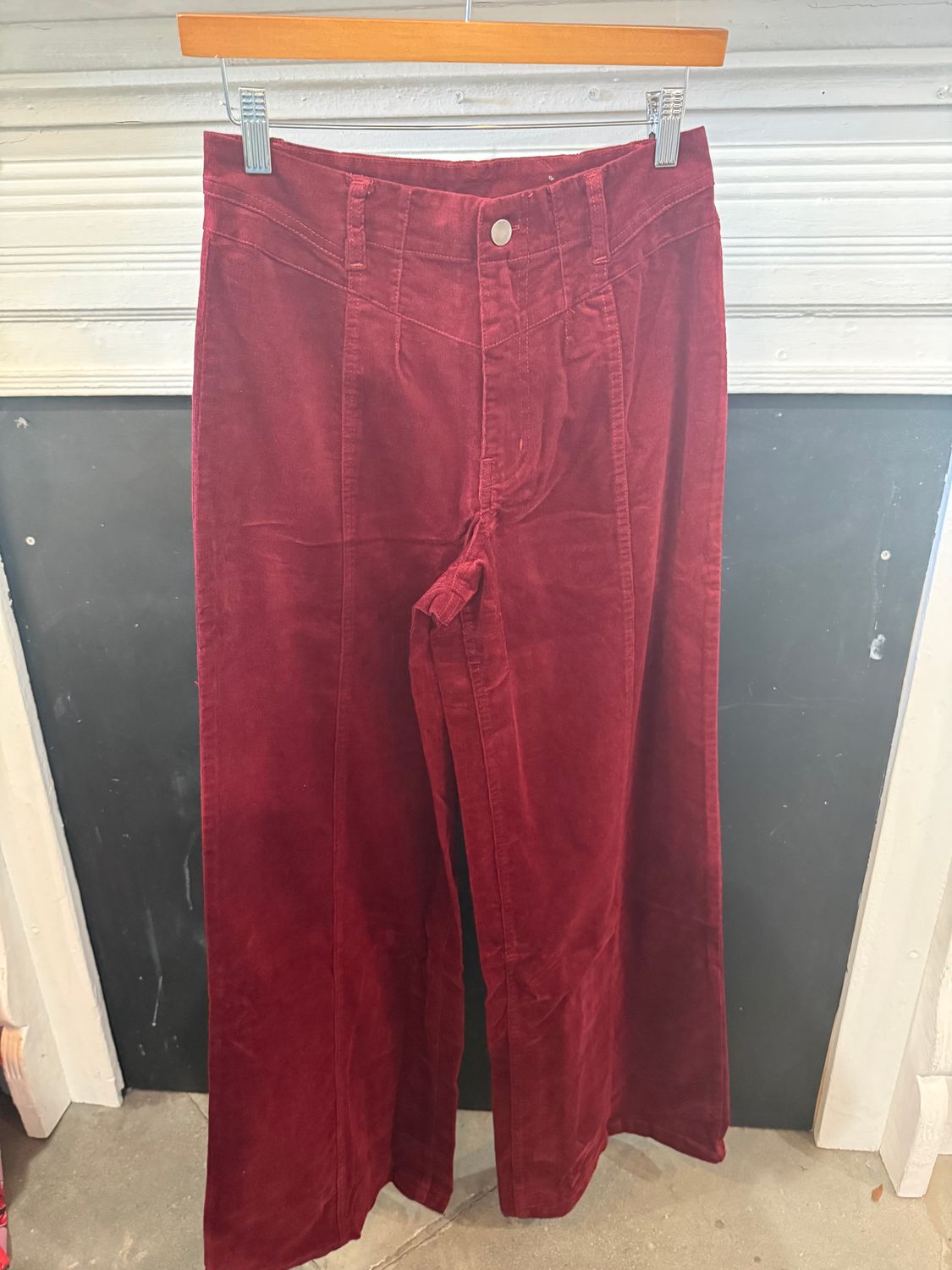 Crimson Cord Pant
