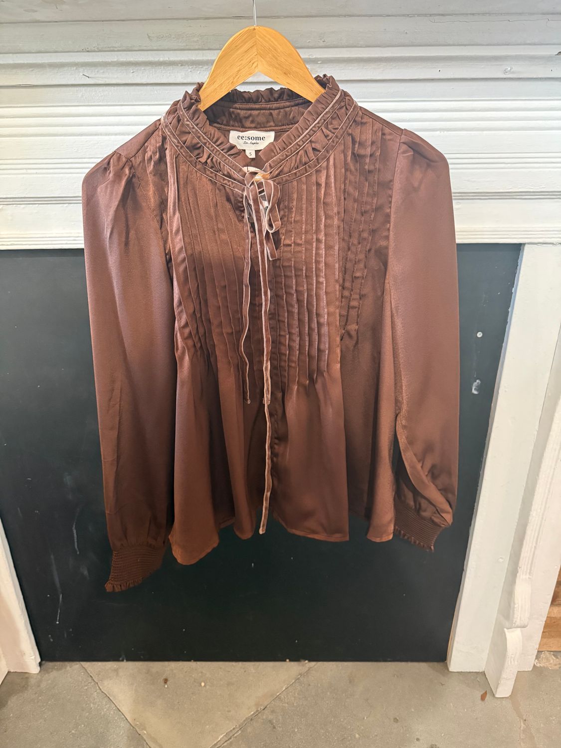 Pin Tuck Blouse