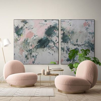 ROSE GARDEN (RENDEZVOUS WITH CY) (Diptych) ROSE GARDEN (RENDEZVOUS WITH CY) (Diptych)