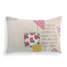 Pillow Soul Care with hearts