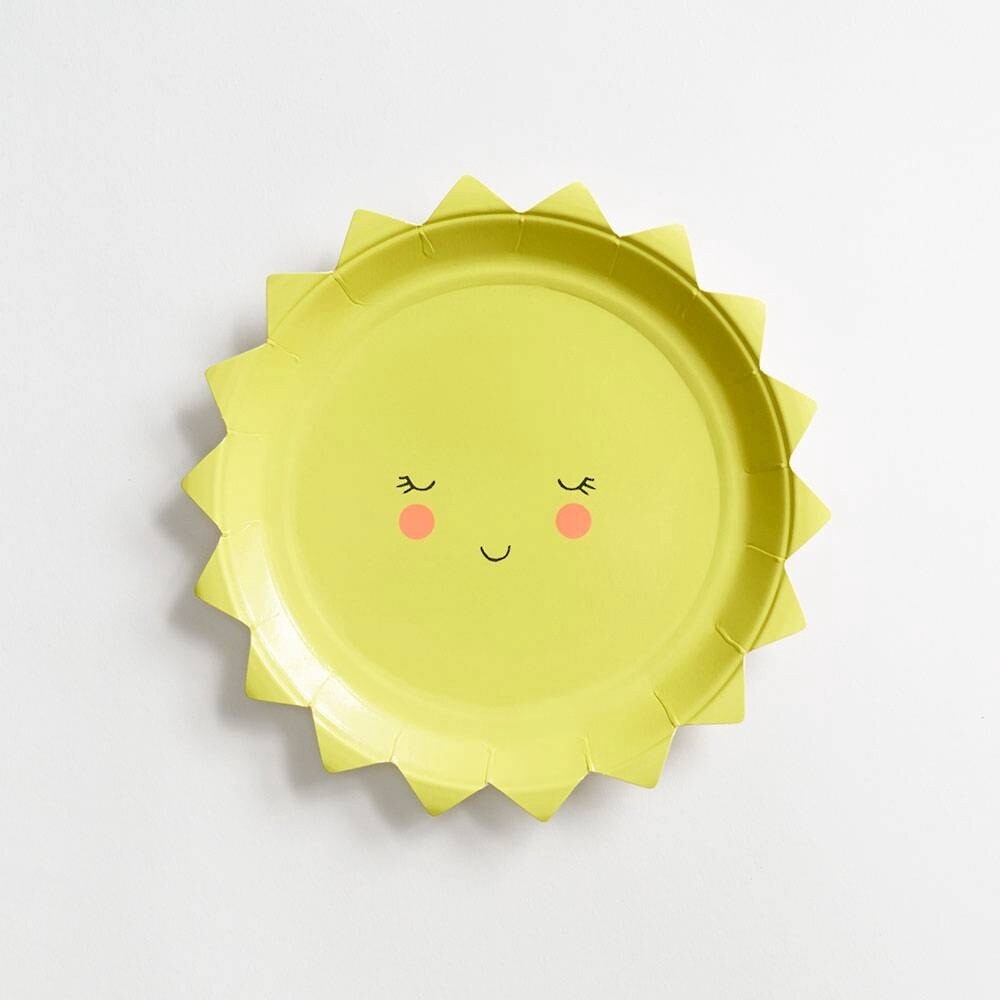Plates Happy sun