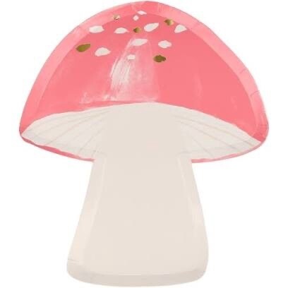 Fairy Mushroom Paper Plates