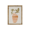 Vase with Gold Flowers Framed Print