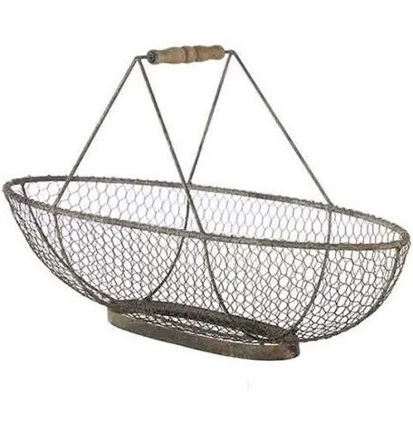 Romantic Chicken Wire Basket