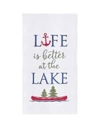 Life is Better at the Lake Dishtowel