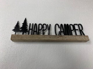 Happy Camper Tabletop Sign