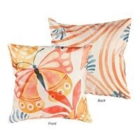 Watercolor Butterfly Outdoor Pillow cover