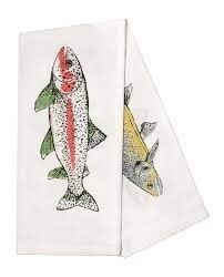 Kitchen Towel Swimming Trout