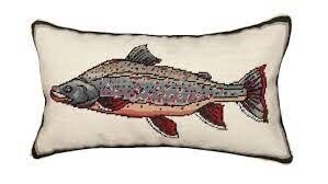 Pillow Dolly Varden, Needlepoint