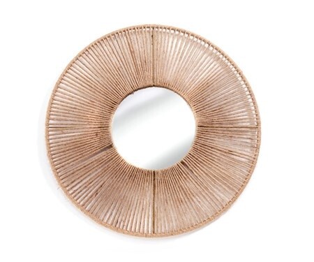 Hemp Rope Round Mirror