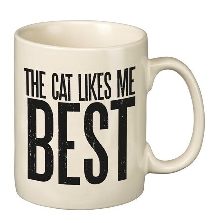 Mug The Cat Likes Me Best