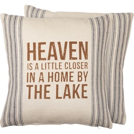 Pillow Home By the Lake