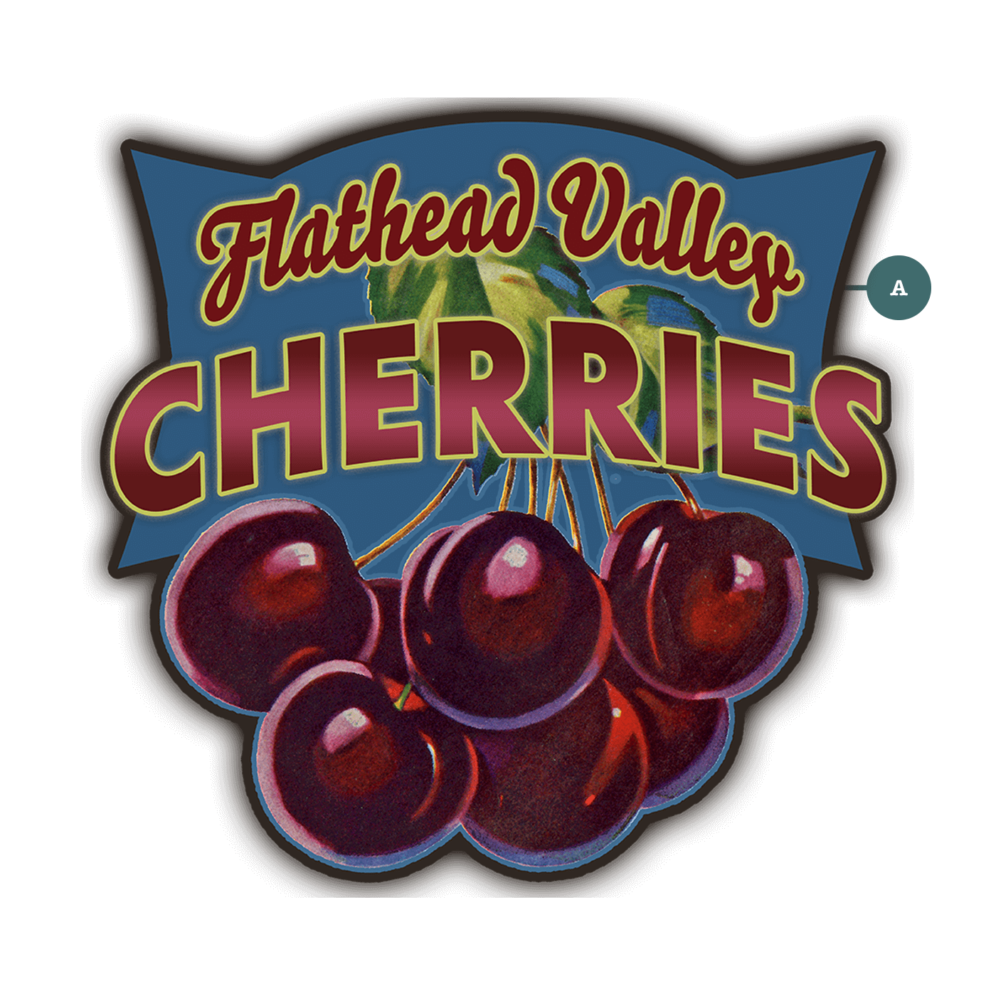 Cherries Shaped Sign