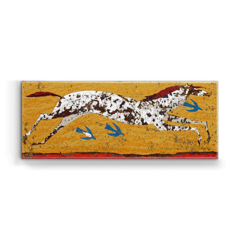 Rambling Rose - Painted Horse Box Art