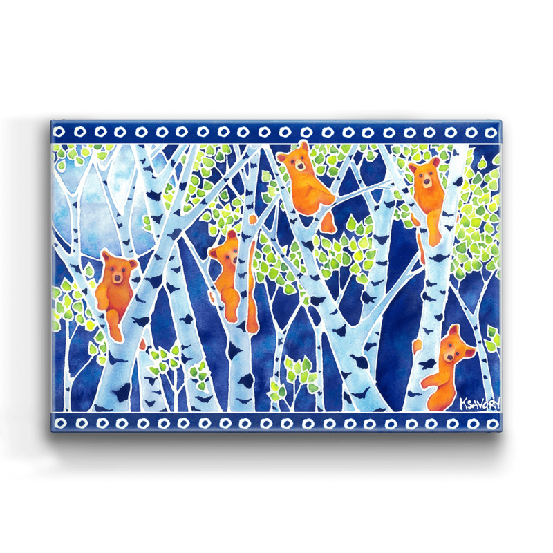 Hanging Out - Bear Cubs in Trees Box Art