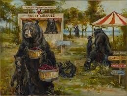 The Cherry Bears - Art by Marilynn Mason