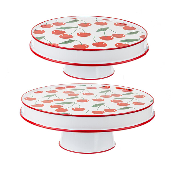 Enamel Cherry Stand