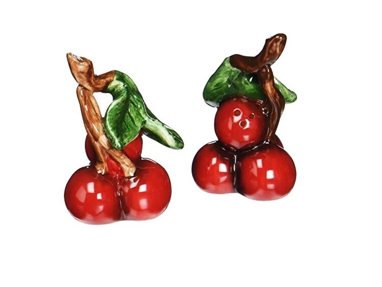 Cherry Salt &amp; Pepper Shakers