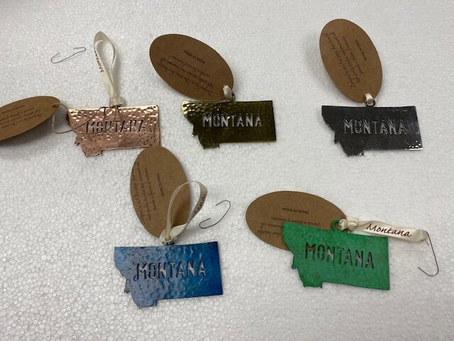 Assorted Metals Montana Ornament