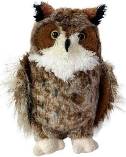 Plush Einstein Great Horned Owl