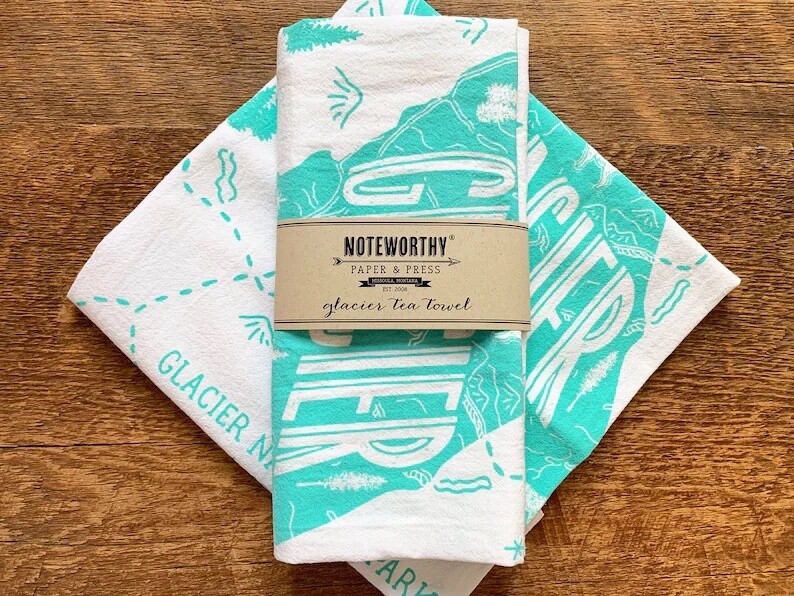 Glacier Park Dishtowel