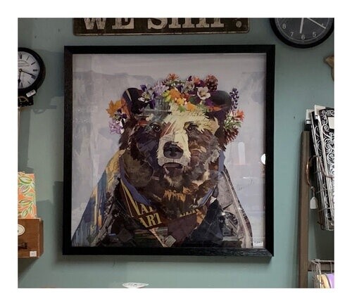 Bear Collage Art