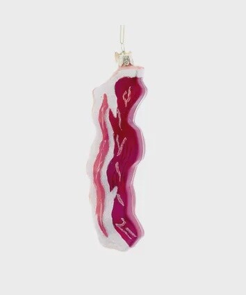 Bacon Glass Ornament