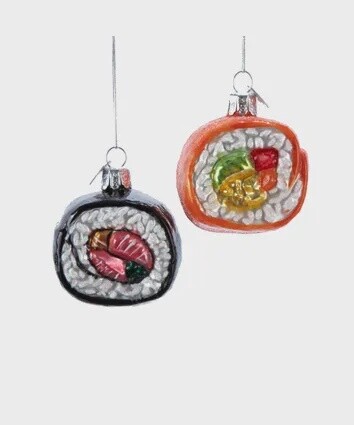 Sushi Glass Ornament