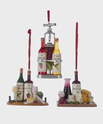 Wine and Cheese Platter Ornament