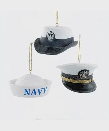 Career: US Navy Hats Ornament