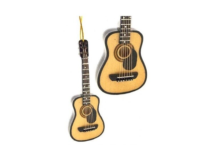 Acoustic Guitar with Pick Guard Ornament