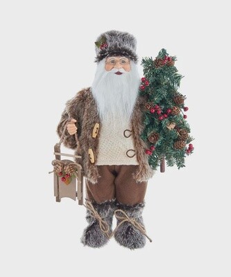 Kringle's Woodland Santa with Sled
