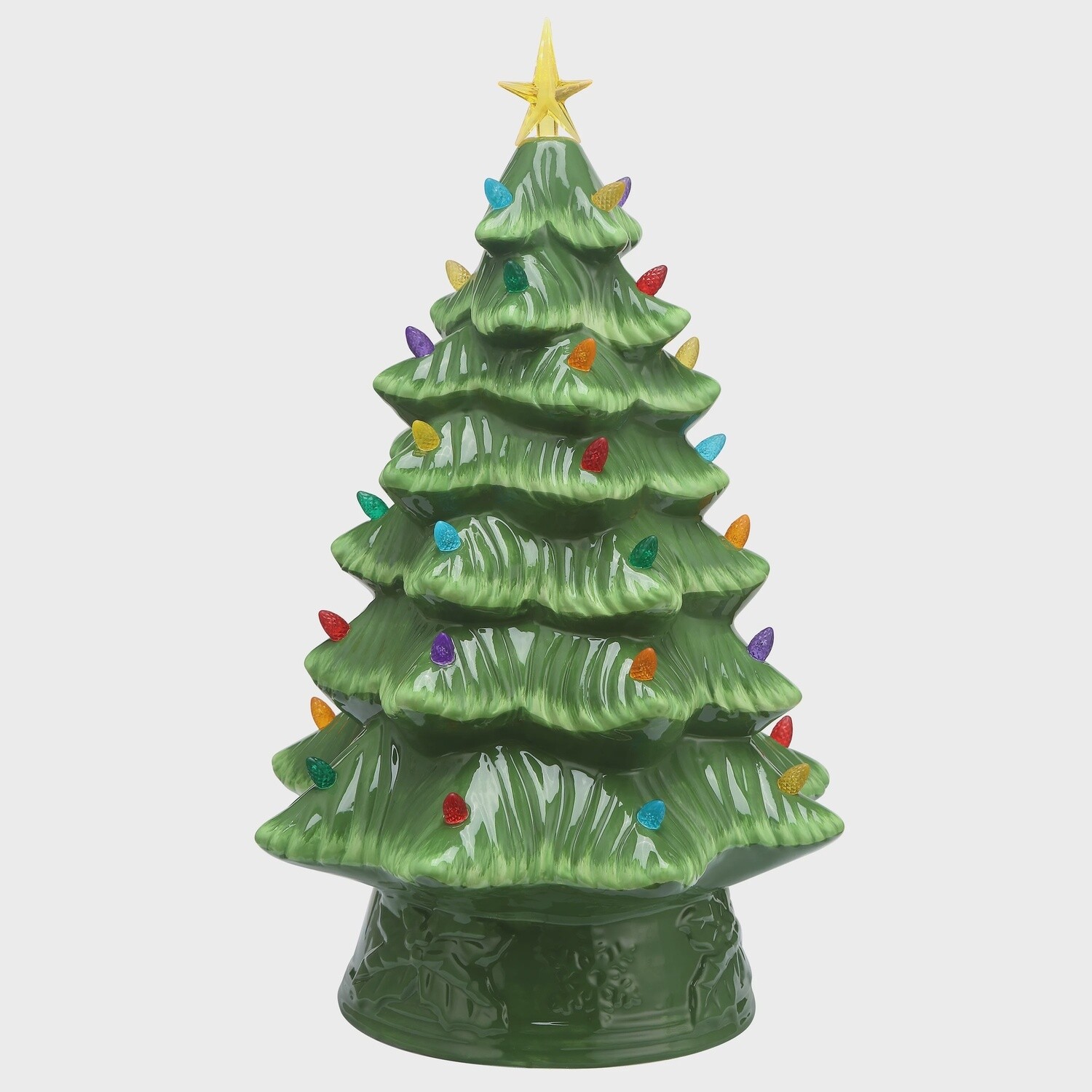 Vintage Ceramic Christmas Tree LED lights