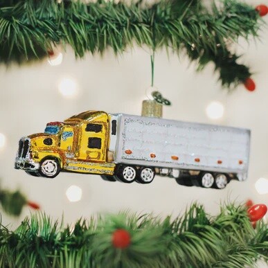Automobile: Semi Truck Ornament