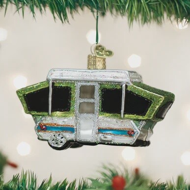 Automobile: Tent Camper Ornament