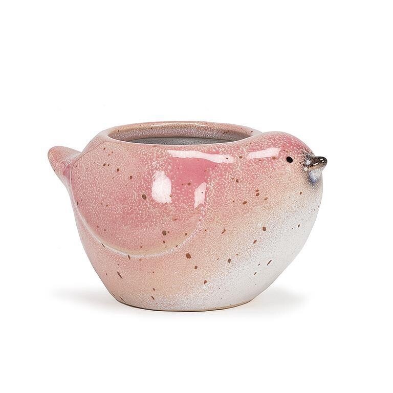 Chubby Bird Planter Pink