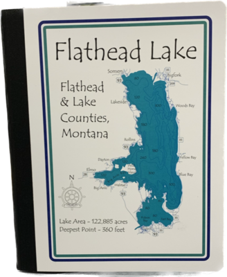 Flathead Lake Composition Journal Lake Art