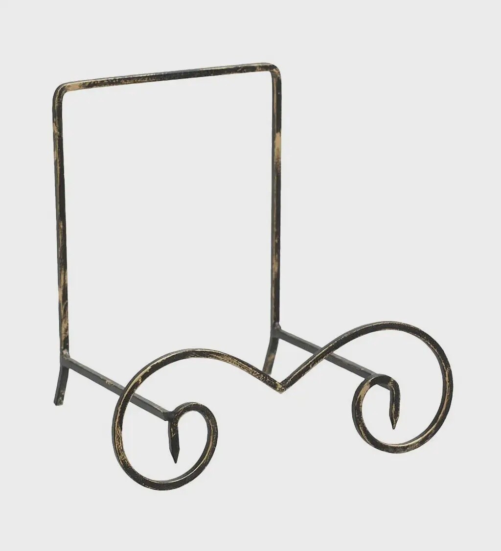 Metal Easel Bronze Brown